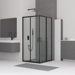 Душевой уголок RGW CL-34B 32093400-14 100x100см чёрный